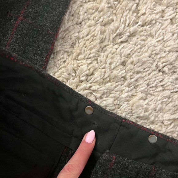 Woolrich Vintage 90s Wool Hunting Pants Trousers Red Plaid Mens 32 - Picture 10 of 12